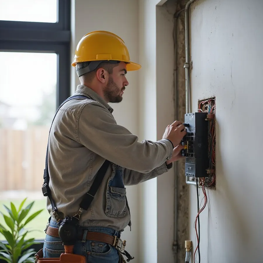 Electrical work by a HandyPro